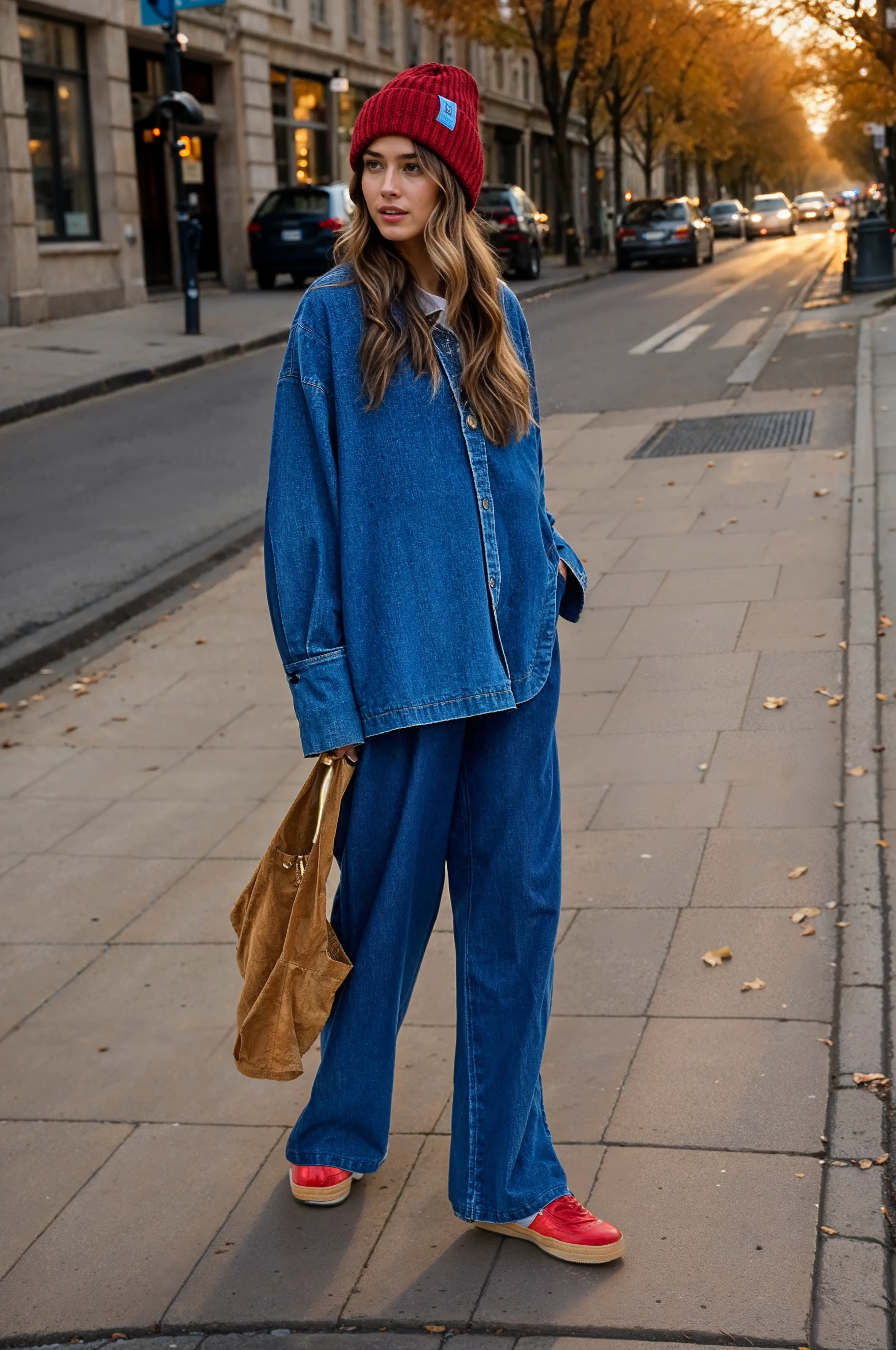 Note to Myself denim shirt