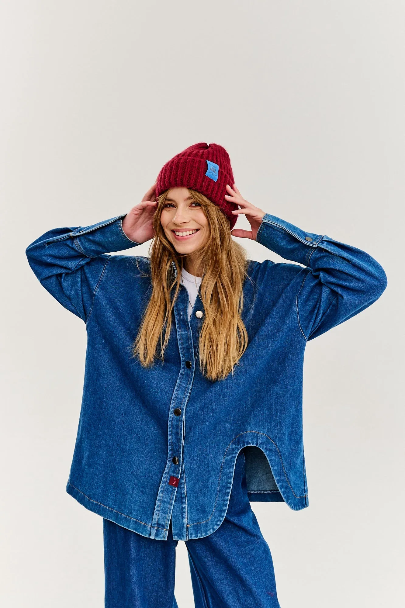 Note to Myself denim shirt