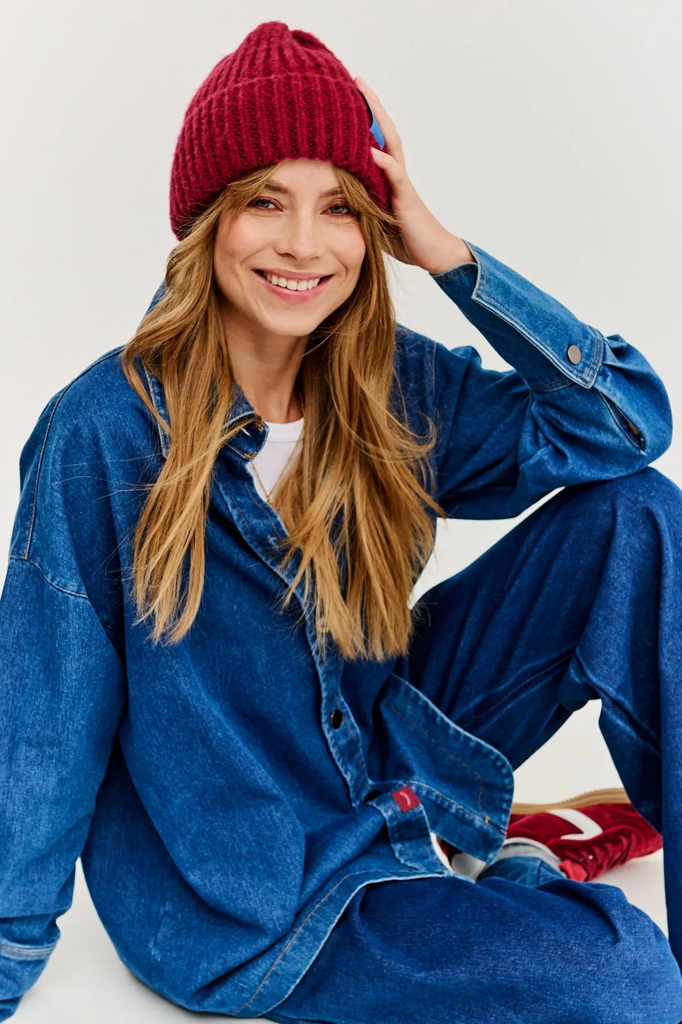 Note to Myself denim shirt