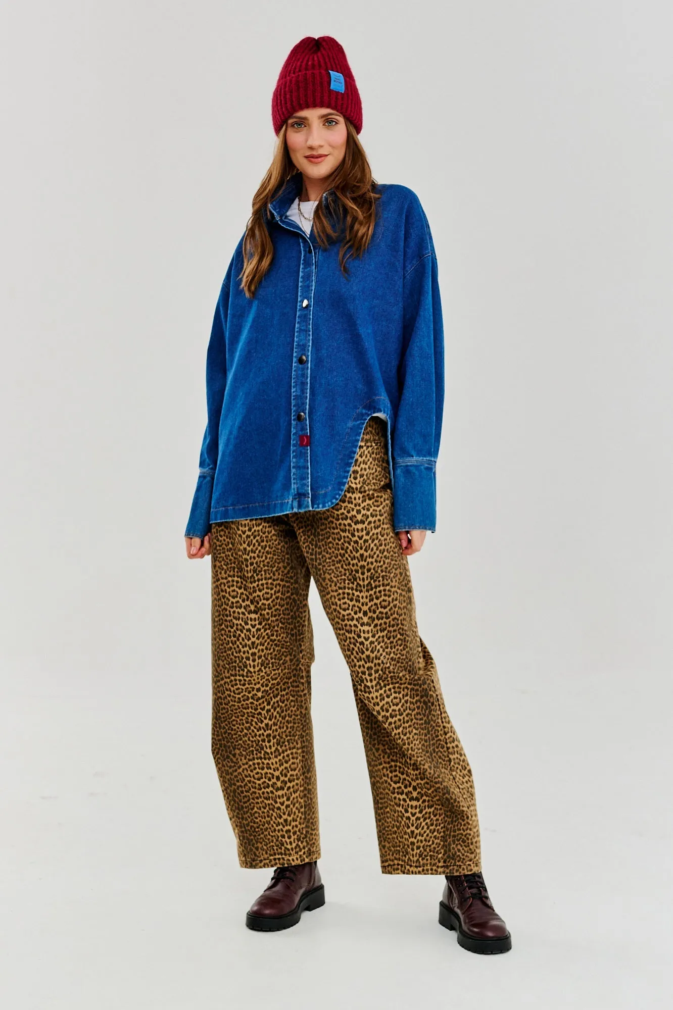 Note to Myself denim shirt