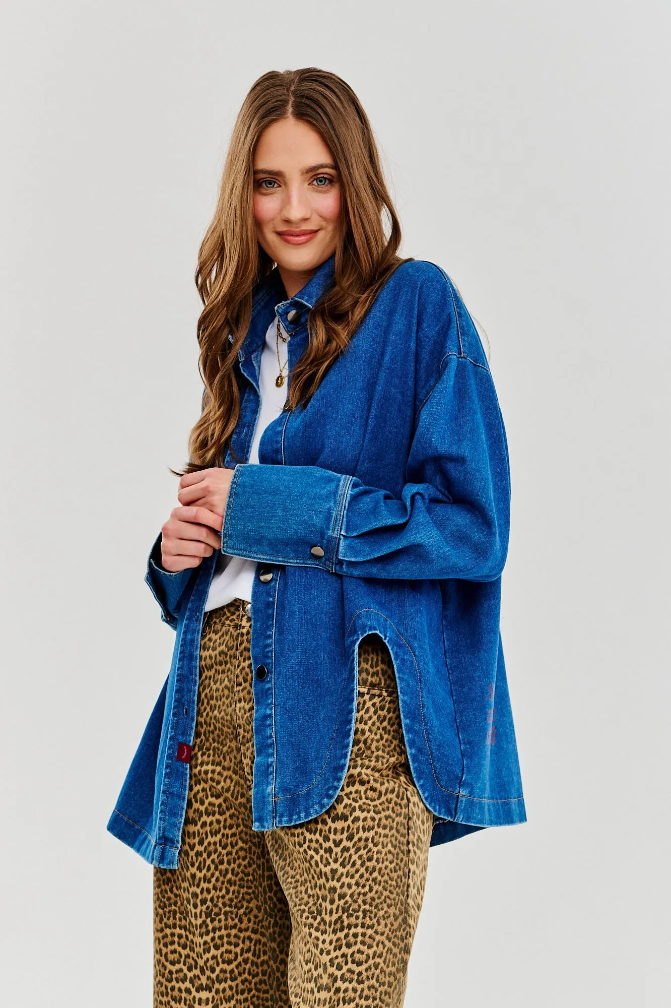 Note to Myself denim shirt