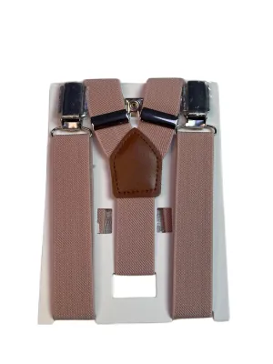 Nude Pink Kids Suspender