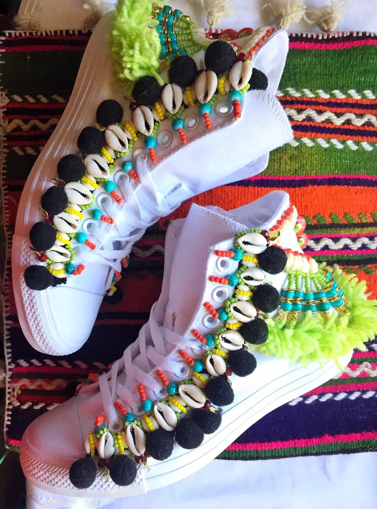 ODELL EMBELLISHED SNEAKERS