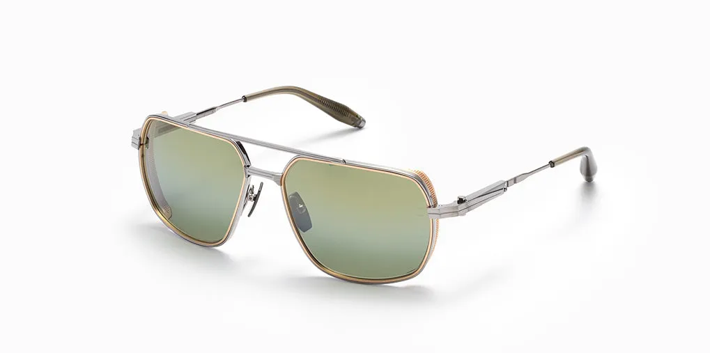 PATHFINDER SUN-Brushed Black Palladium / Matte Gold / Dark Olive / Gold Flash Mirror