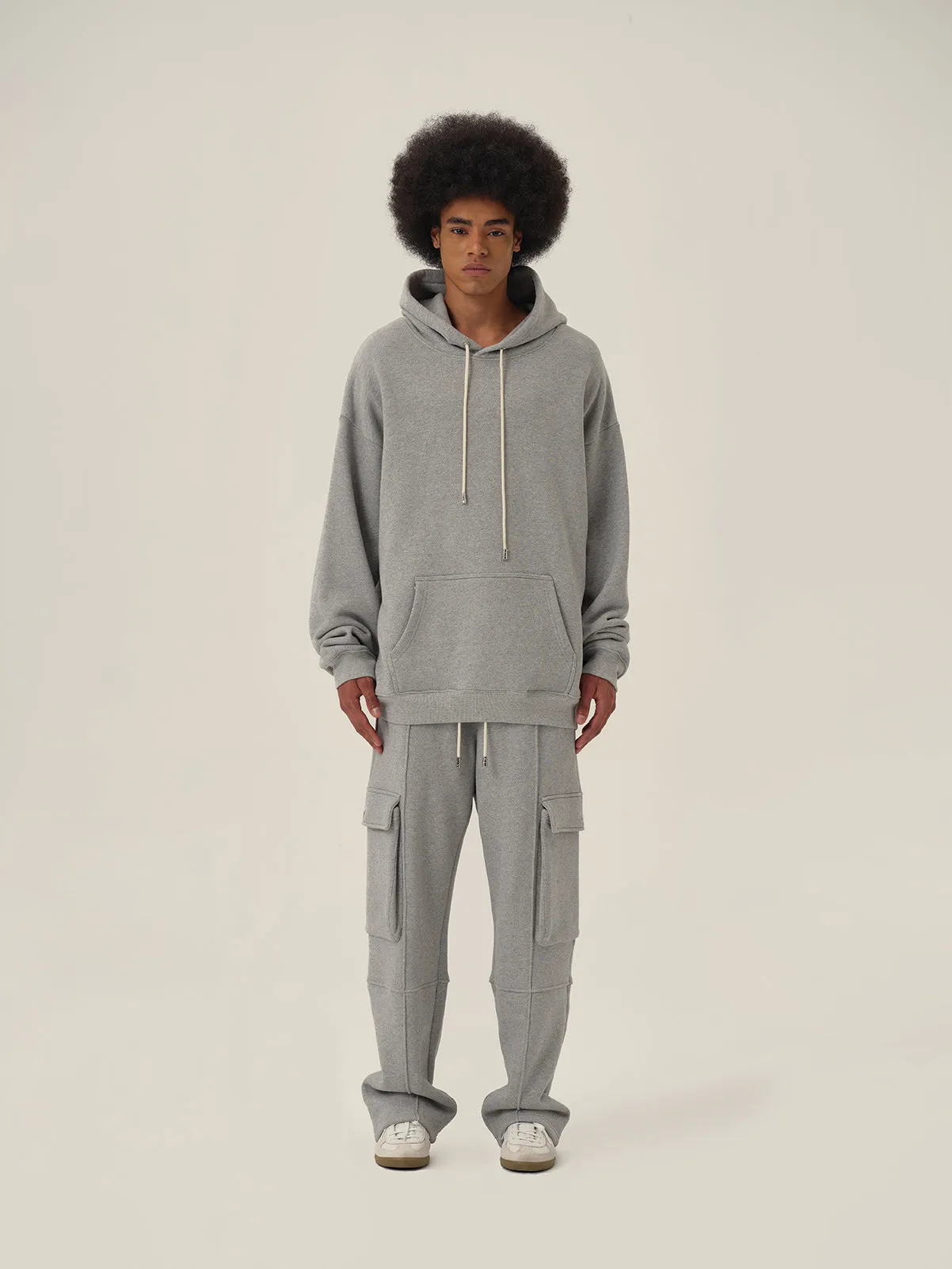 Pearl Gray Casual Sweatpants