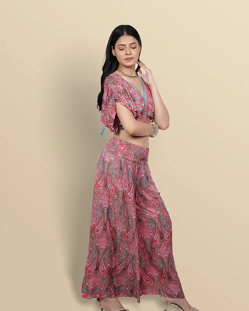 Pink paisley serenade co-ord set