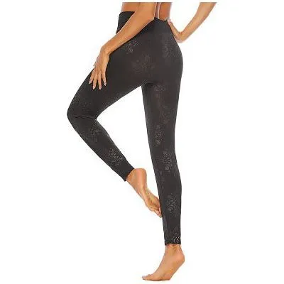 Printed seamless tights fitness pants sports yoga leggings
