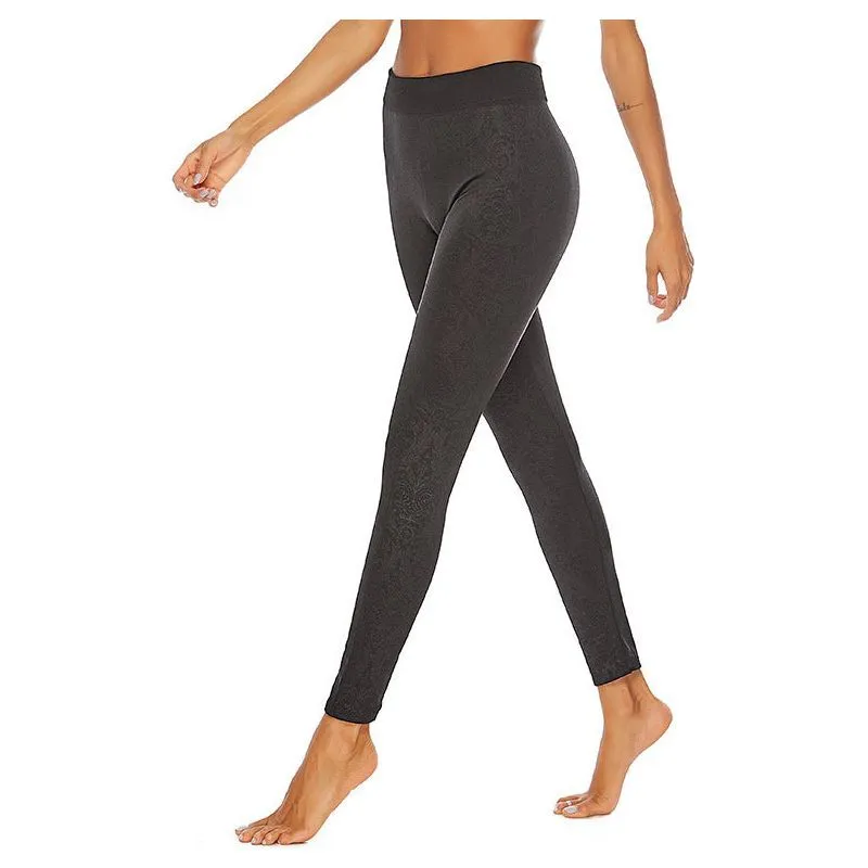Printed seamless tights fitness pants sports yoga leggings