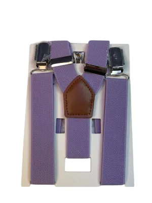 Purple Lavender Kids Suspender