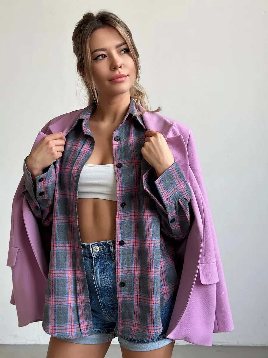 Quinn | Elegant Plaid Flannel Shirt
