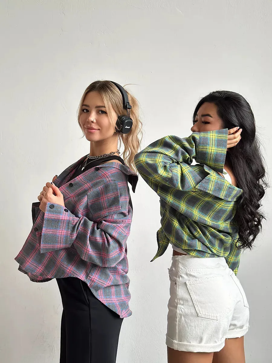Quinn | Elegant Plaid Flannel Shirt