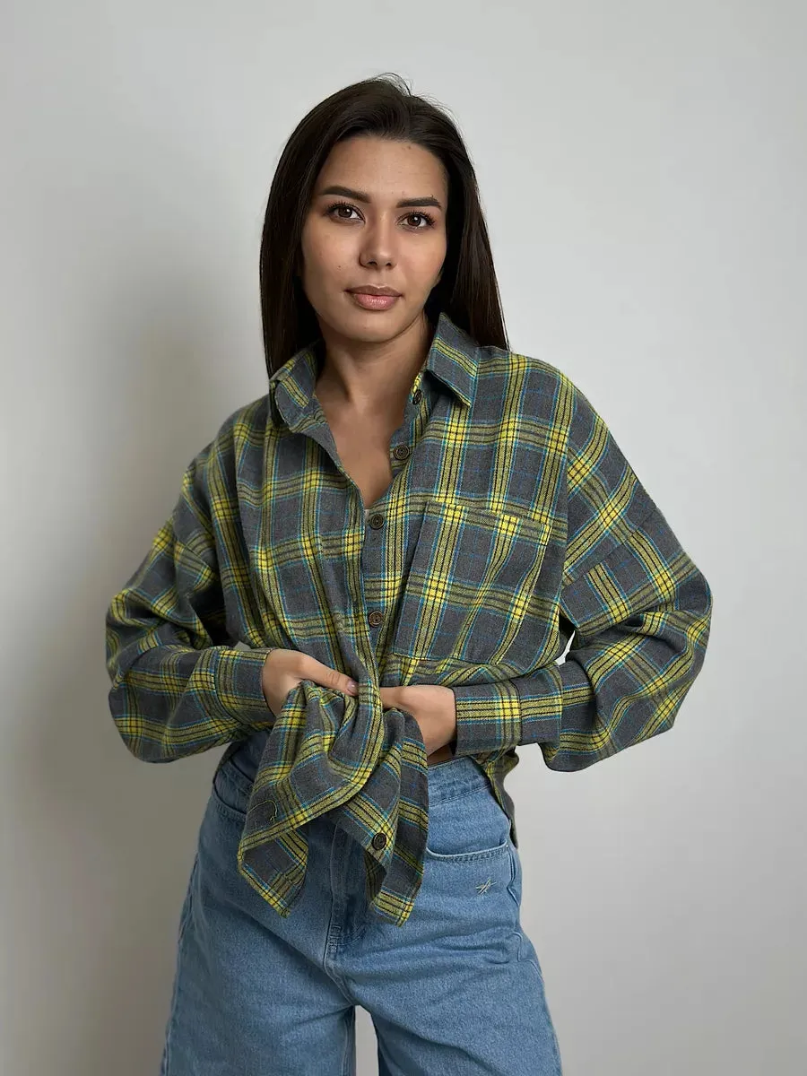 Quinn | Elegant Plaid Flannel Shirt