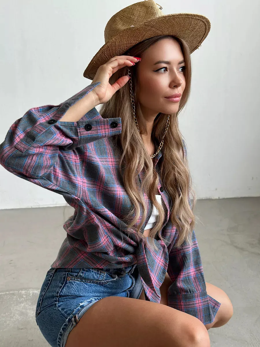 Quinn | Elegant Plaid Flannel Shirt