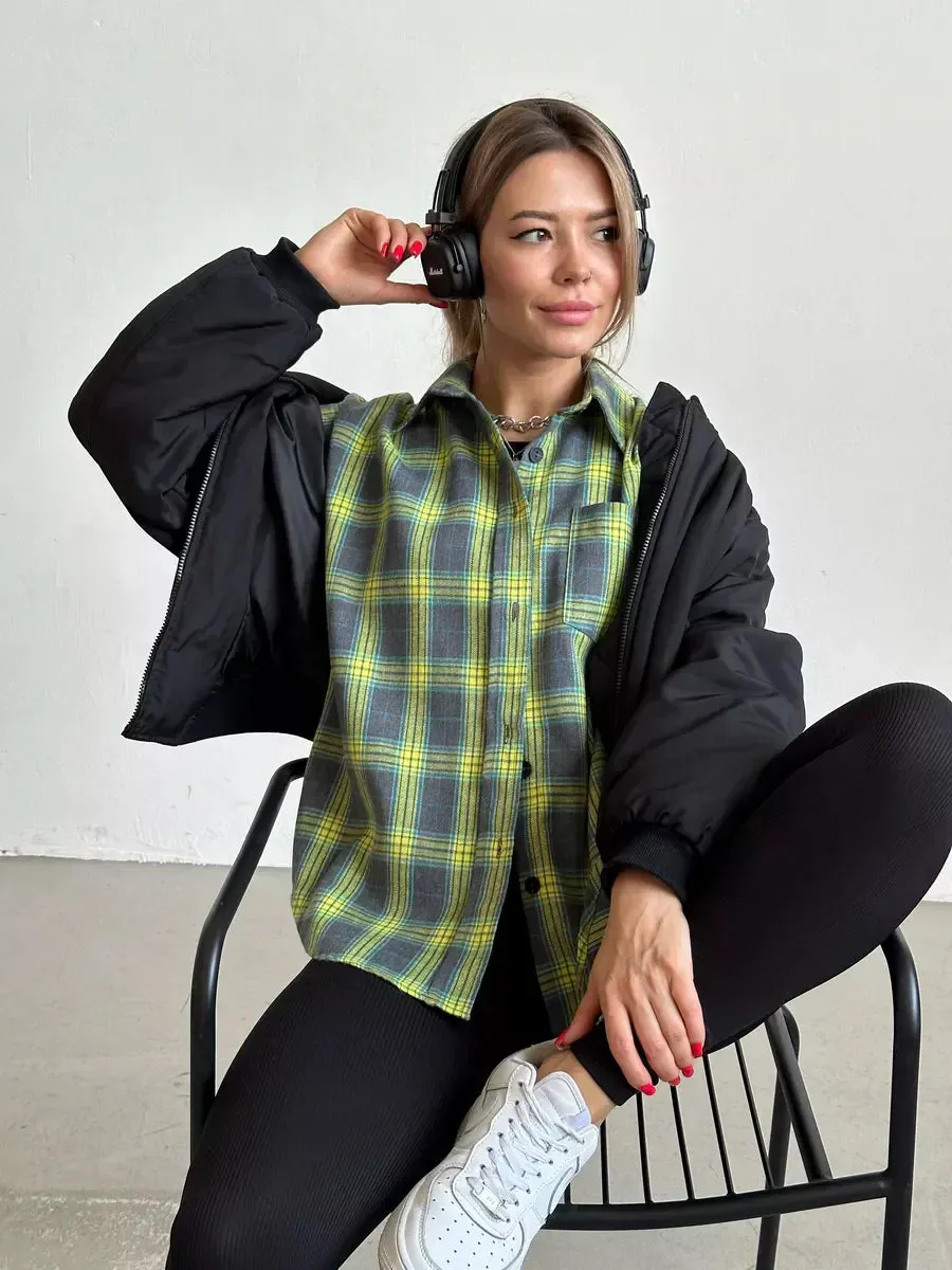 Quinn | Elegant Plaid Flannel Shirt