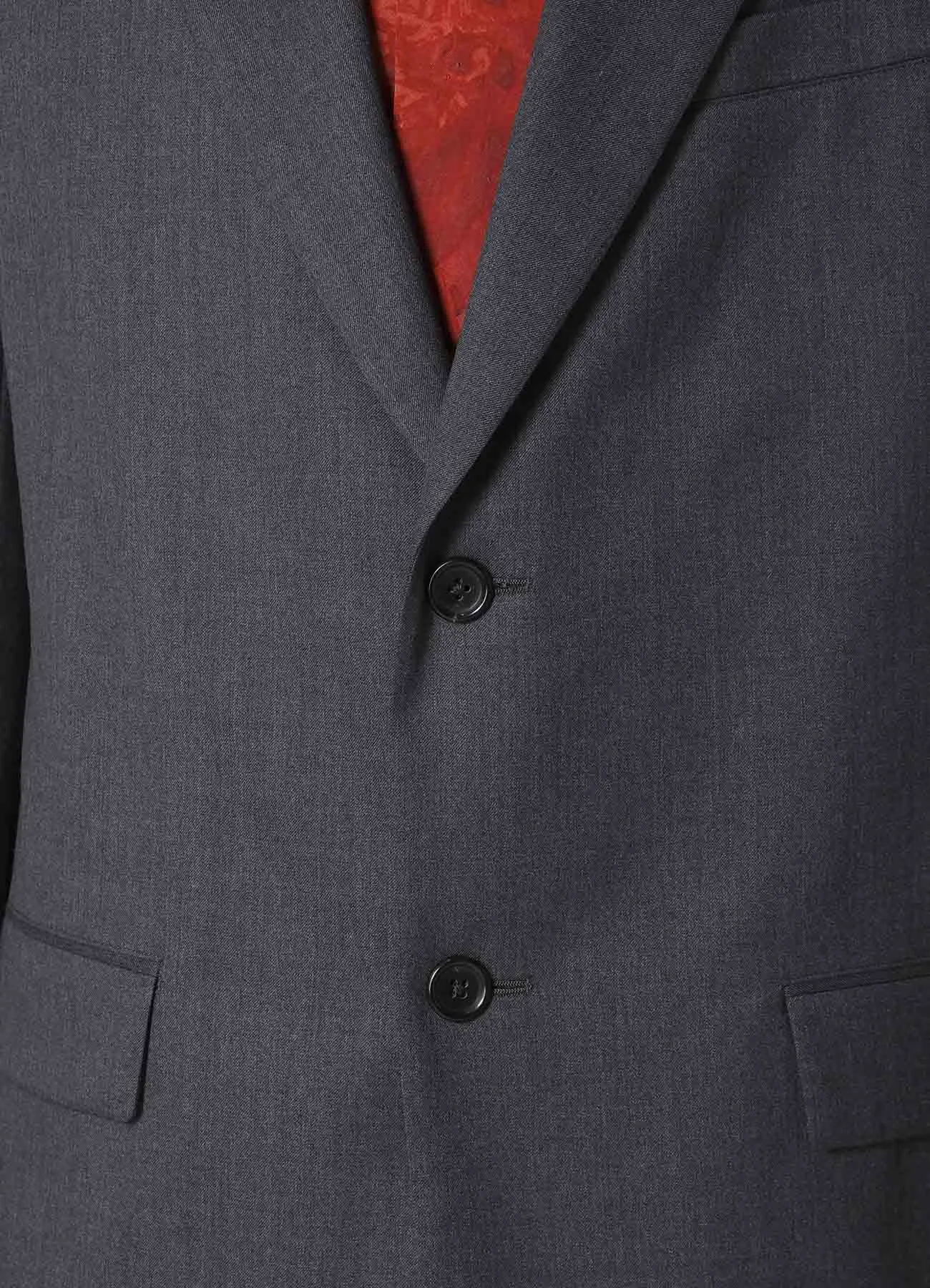 SUIT GABARDINE JACKET WITH 2-BUTTONS
