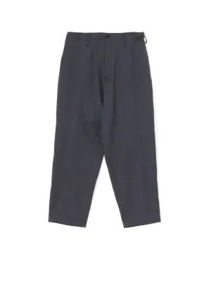SUIT GABARDINE PANTS WITH SIDE TUCK