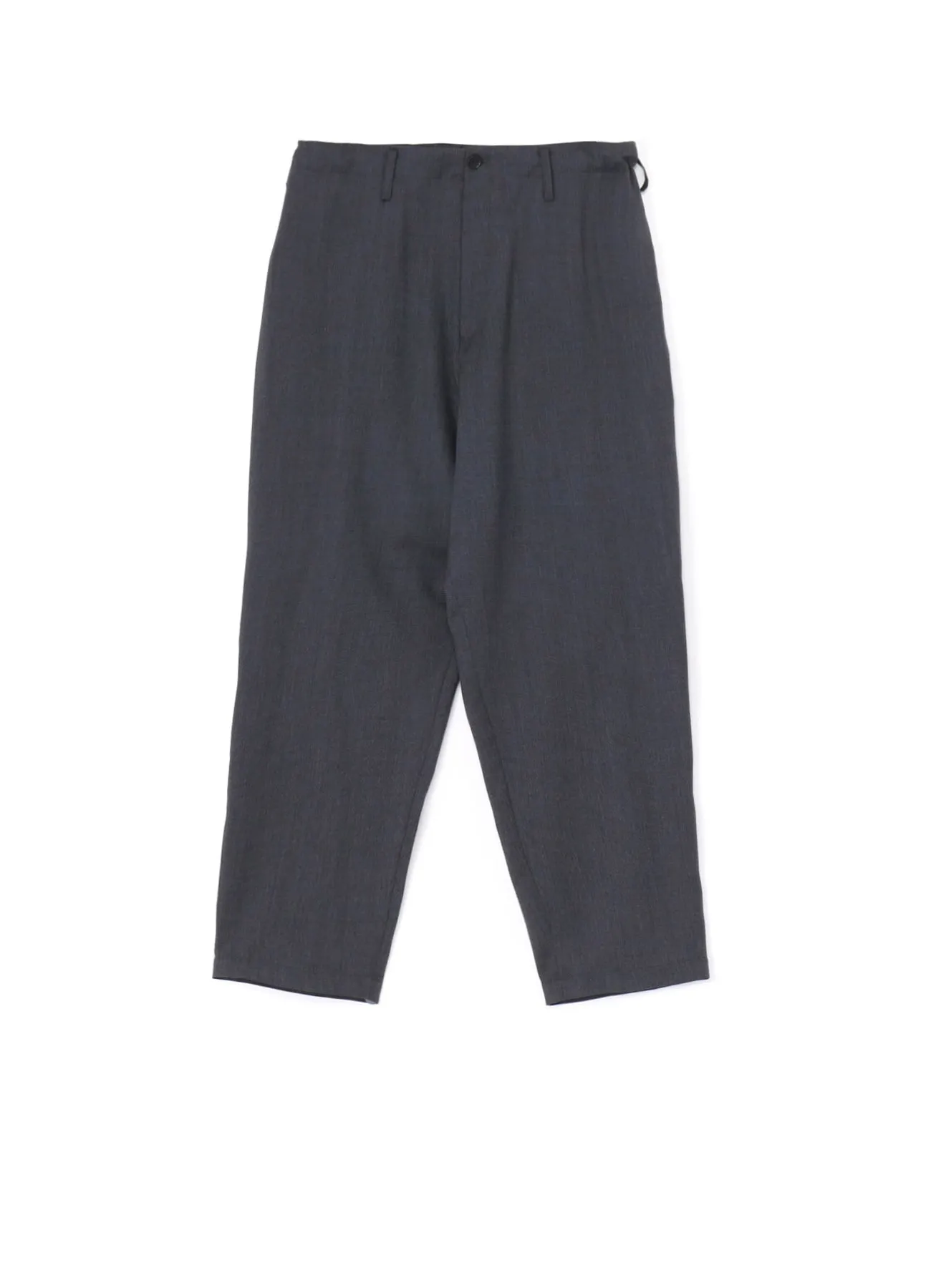 SUIT GABARDINE PANTS WITH SIDE TUCK