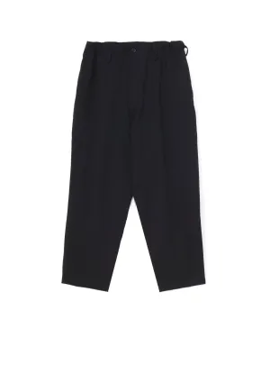 SUIT GABARDINE PANTS WITH SIDE TUCK