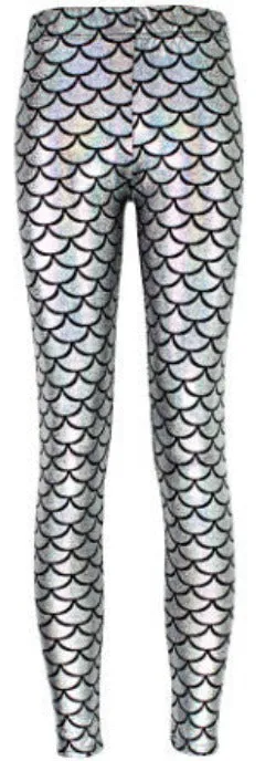 Summer style women's Scale leggings 10 color S-XL size Simulation mermaid pants Digital print colorful leggings