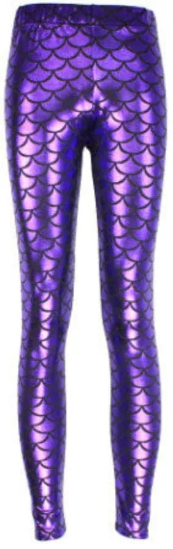 Summer style women's Scale leggings 10 color S-XL size Simulation mermaid pants Digital print colorful leggings