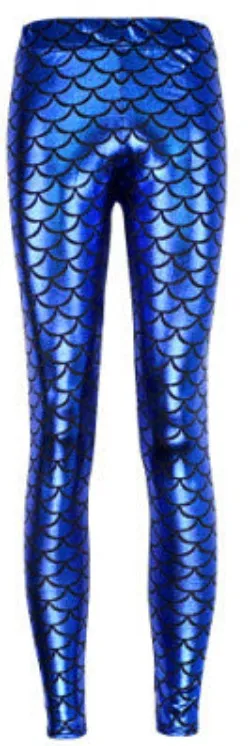 Summer style women's Scale leggings 10 color S-XL size Simulation mermaid pants Digital print colorful leggings