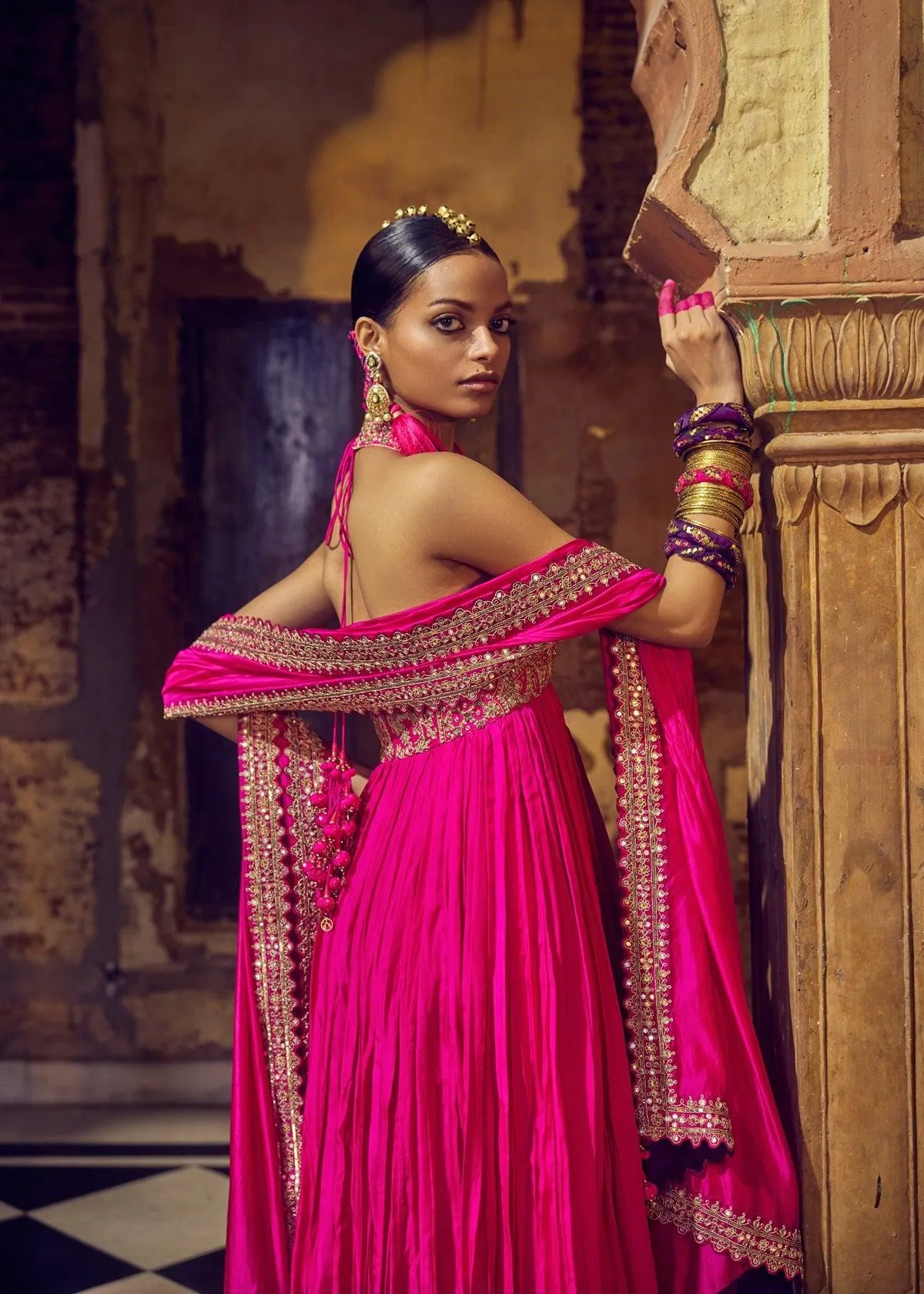 The Pakeezah Anarkali - Pink