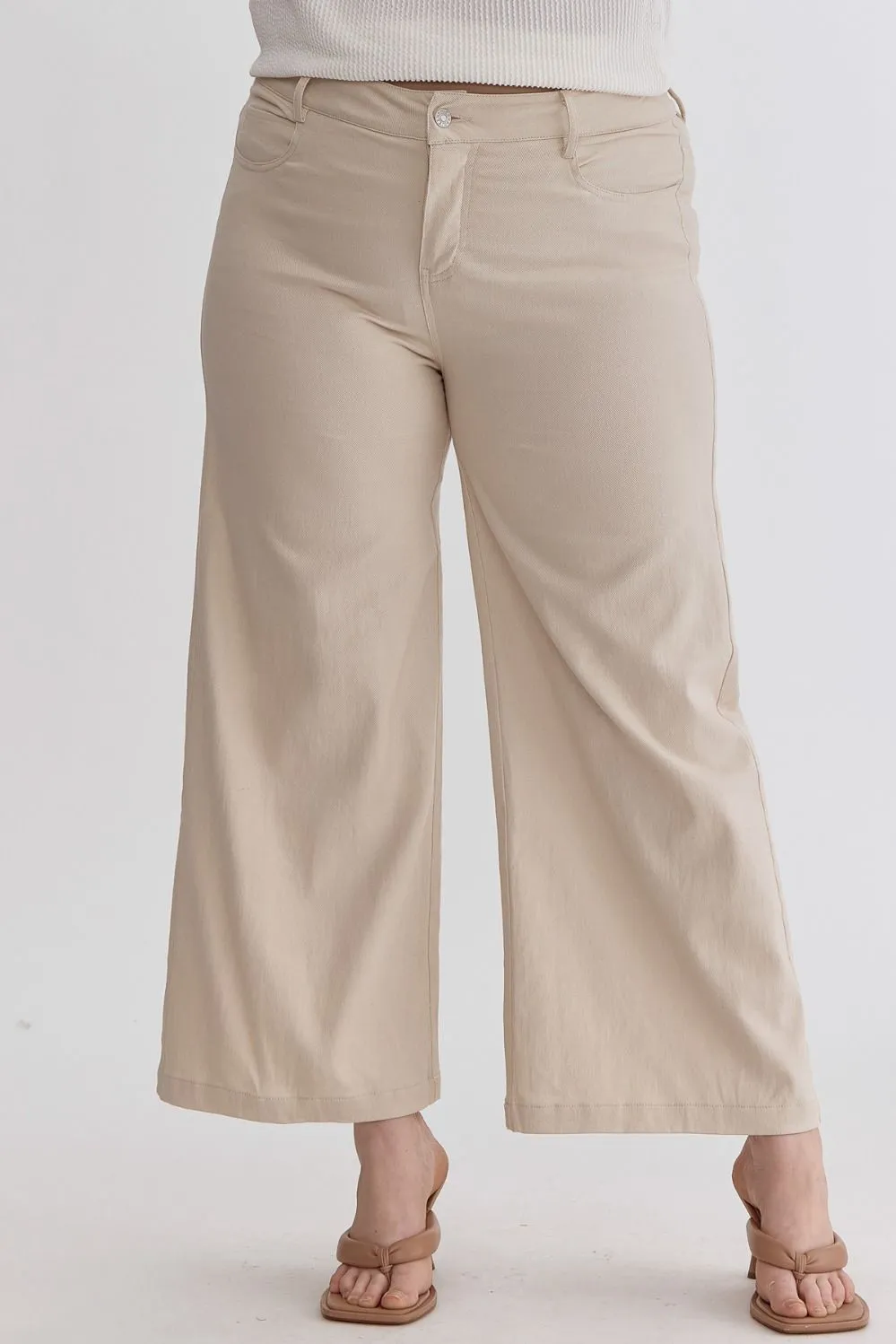 Trendy Inclination High Rise Wide Leg Curvy Pants