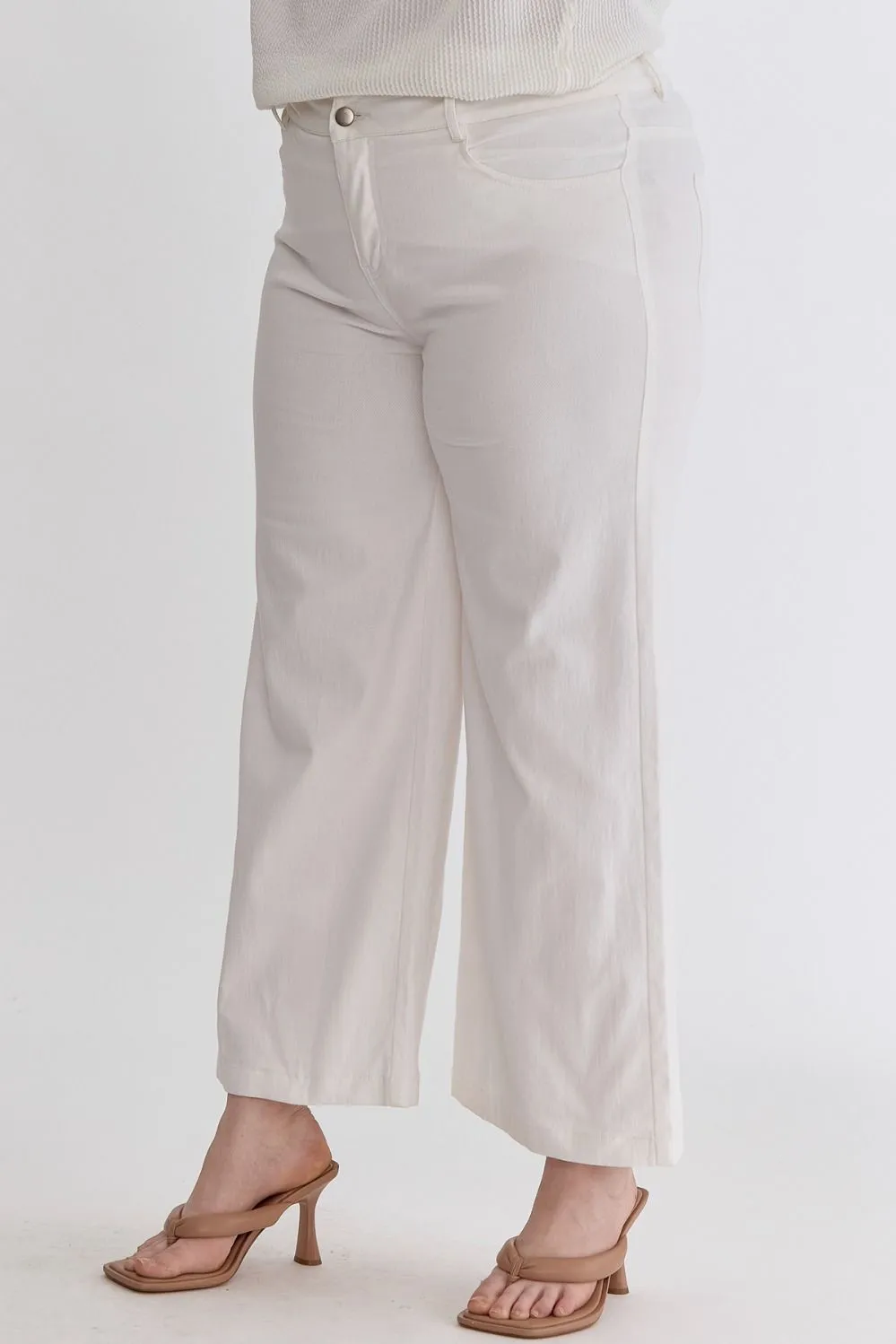 Trendy Inclination High Rise Wide Leg Curvy Pants