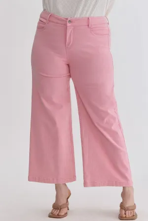 Trendy Inclination High Rise Wide Leg Curvy Pants