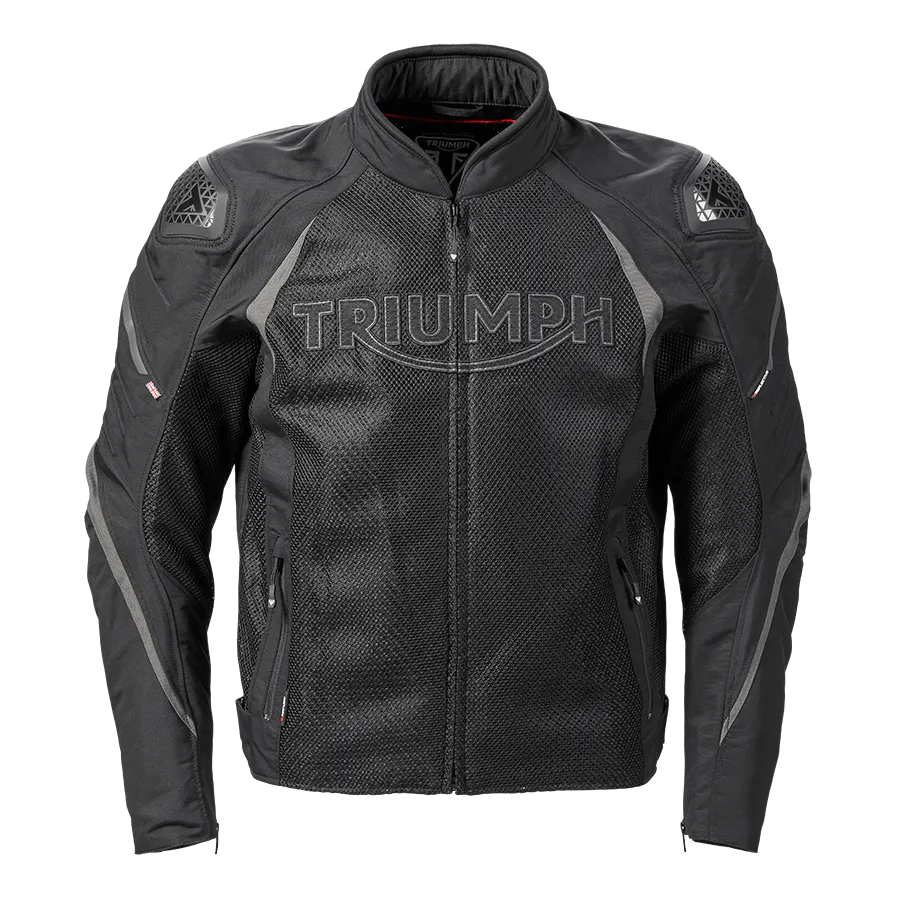 Triumph Triple Sports Mesh Jacket in Black