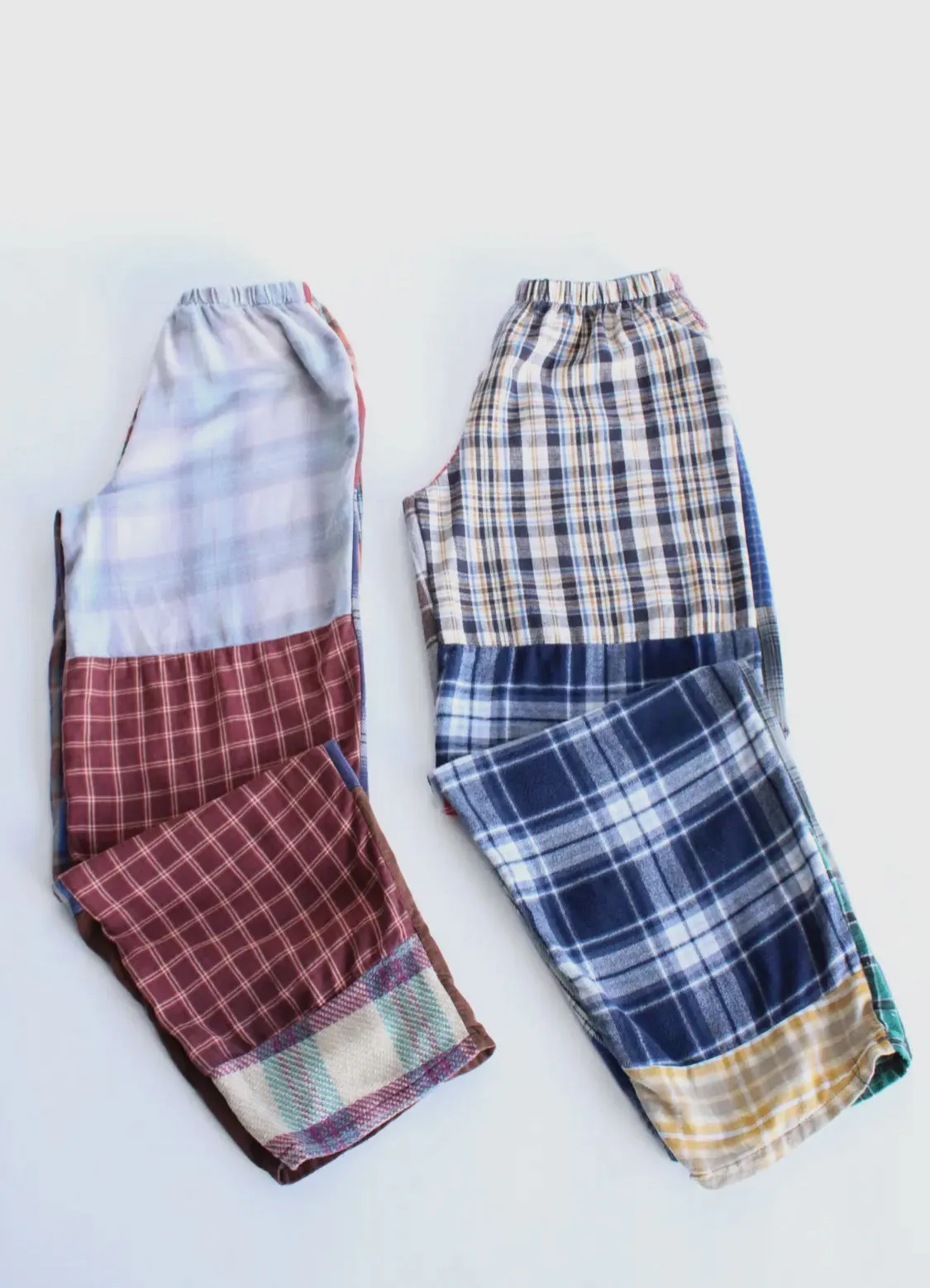 Upcycled Flannel Joggers