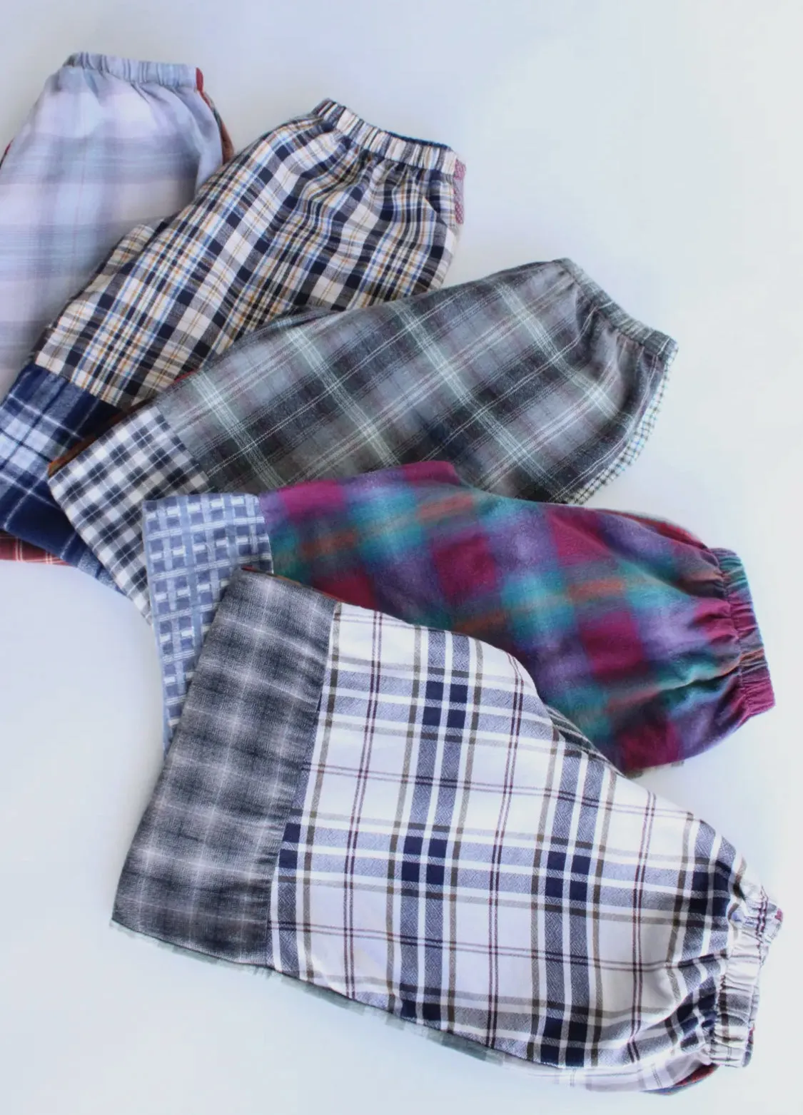 Upcycled Flannel Joggers