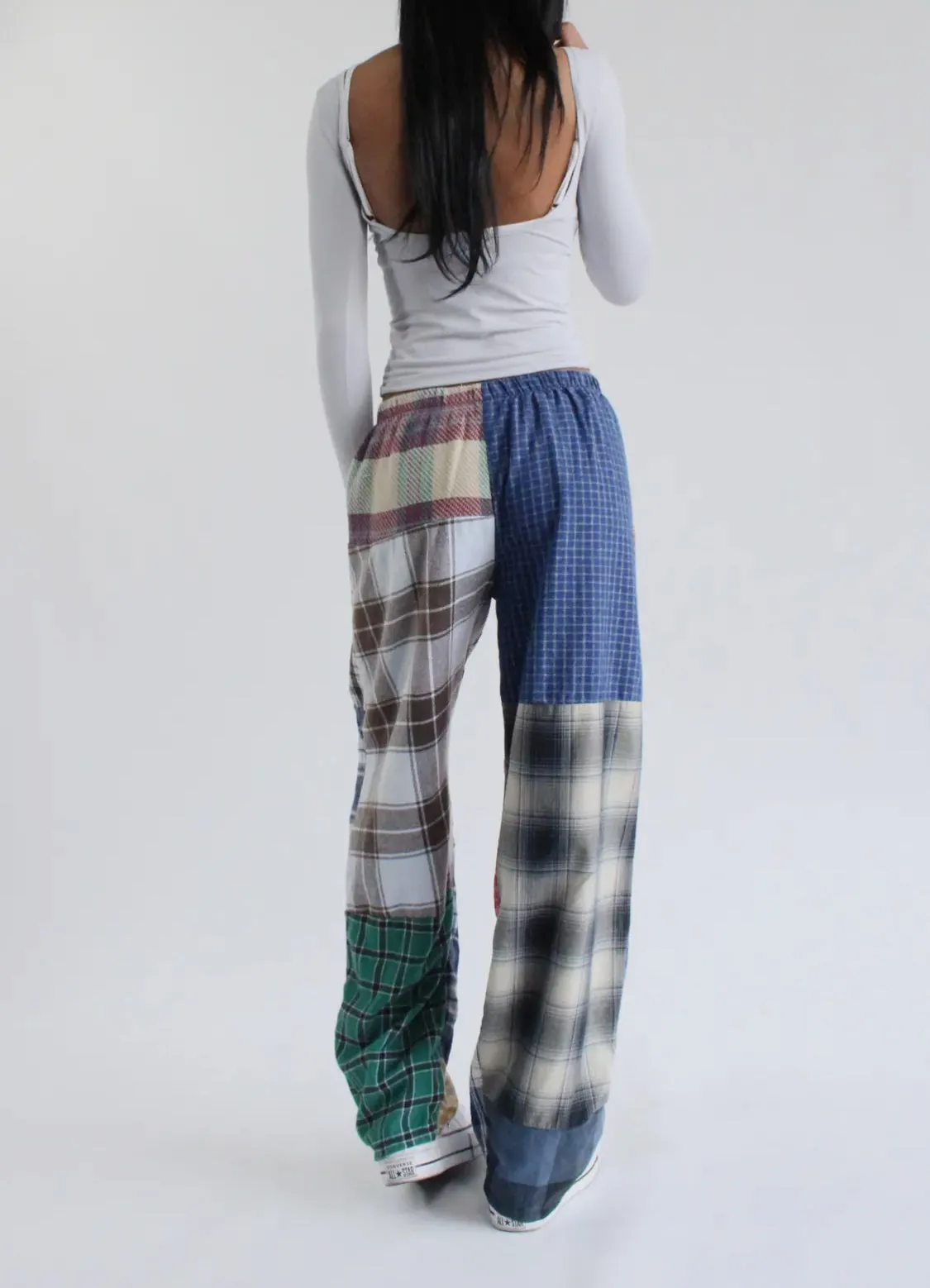 Upcycled Flannel Joggers