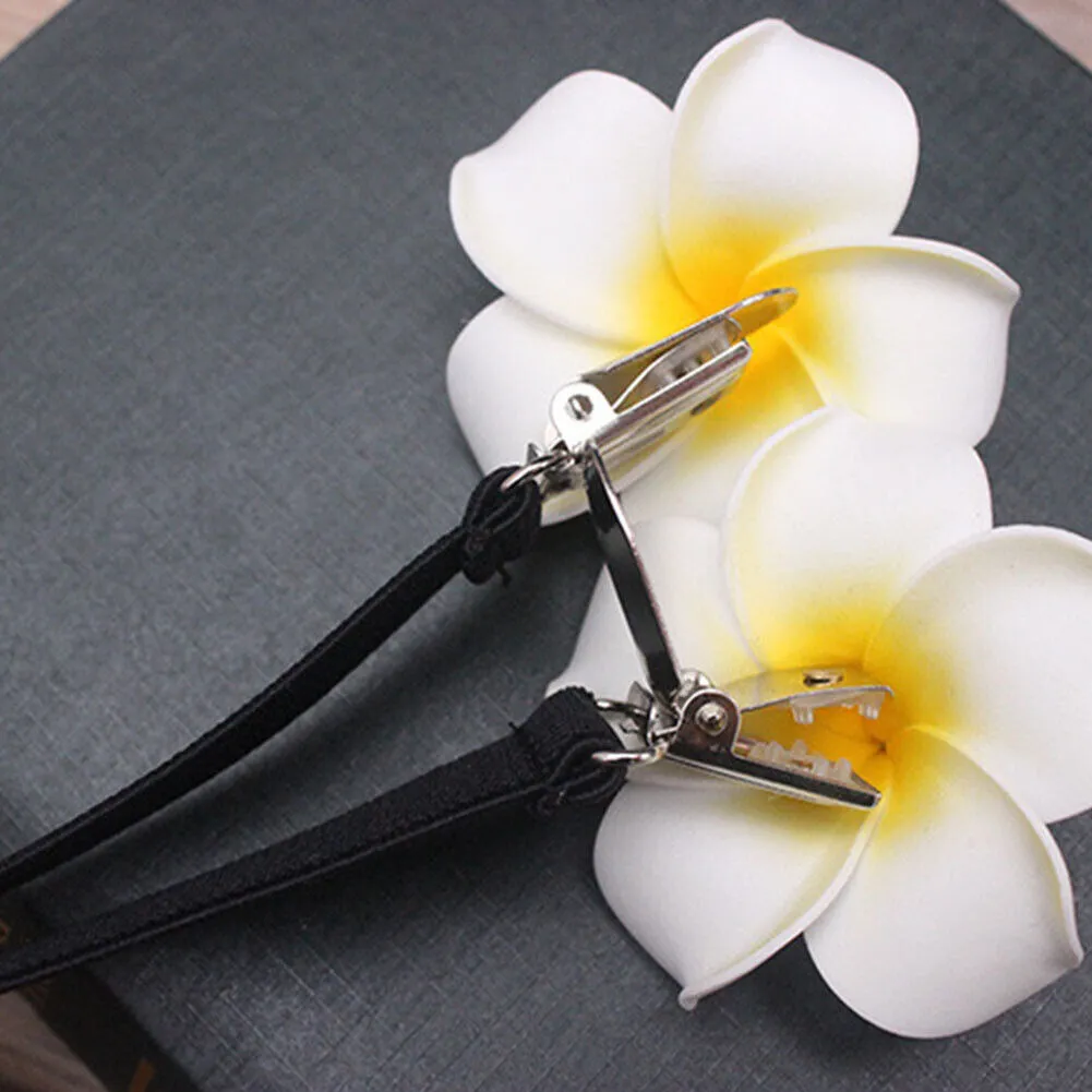 US 2-4 Pack Suspenders X-Back Wide Adjustable Solid Straight Heavy Duty Adults