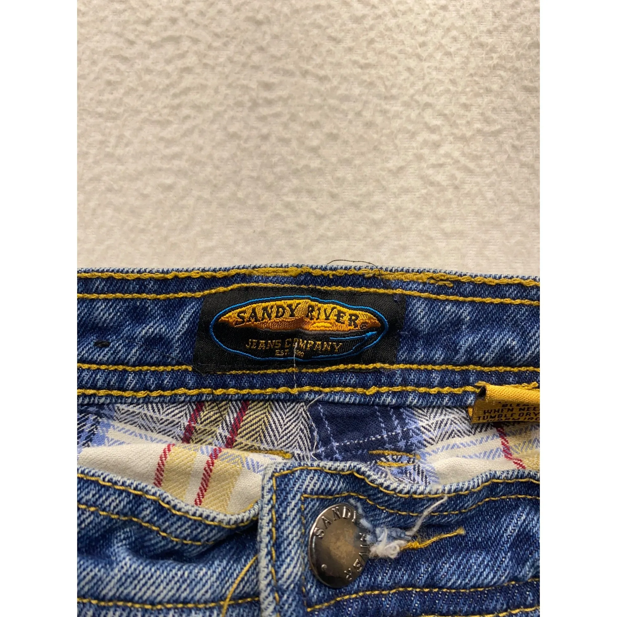 Vintage Sandy River Womens Flannel Lined Jeans #7128