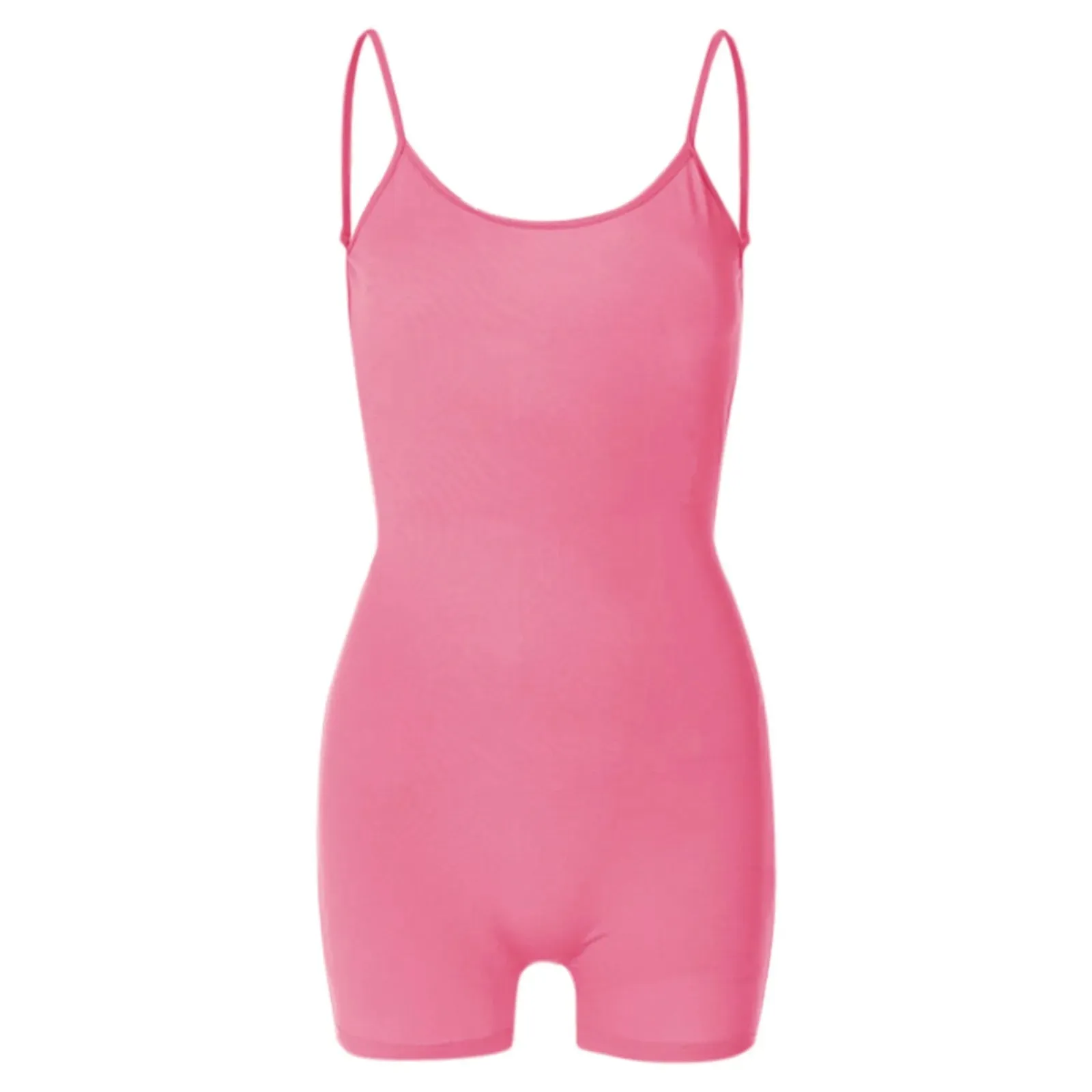 Women Sexy Backless Suspender Rompers Tight Buttock Lifting Sports Streetwear Shorts Jumpsuit Ladies Fashion Fitness Bodysuits