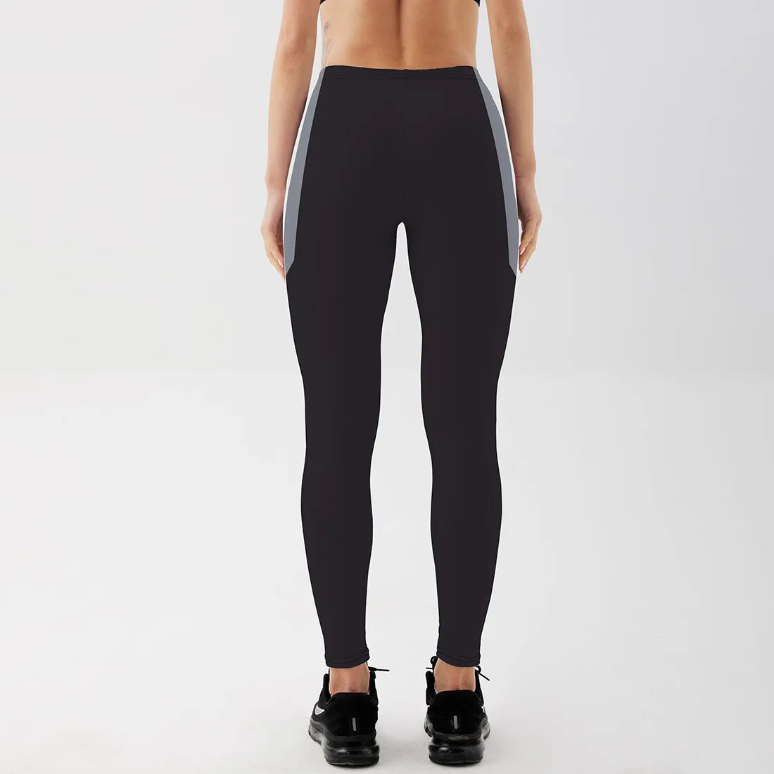 Women's Leggings White Geometry Fitness Workout Pants