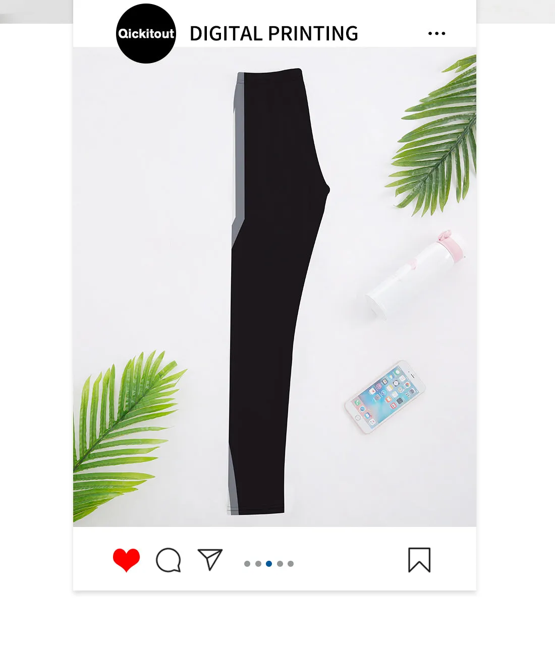 Women's Leggings White Geometry Fitness Workout Pants