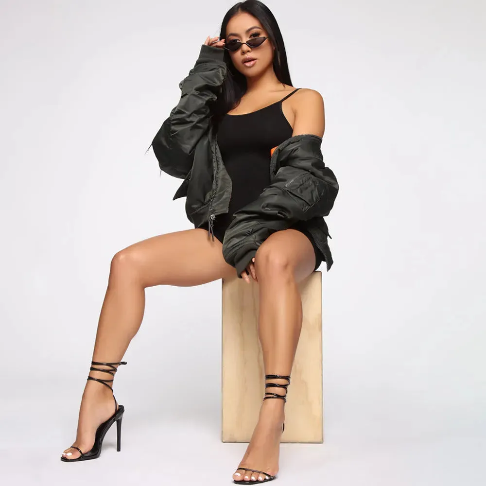 Women's One piece Athleisure wear  Suspender Jumpsuit