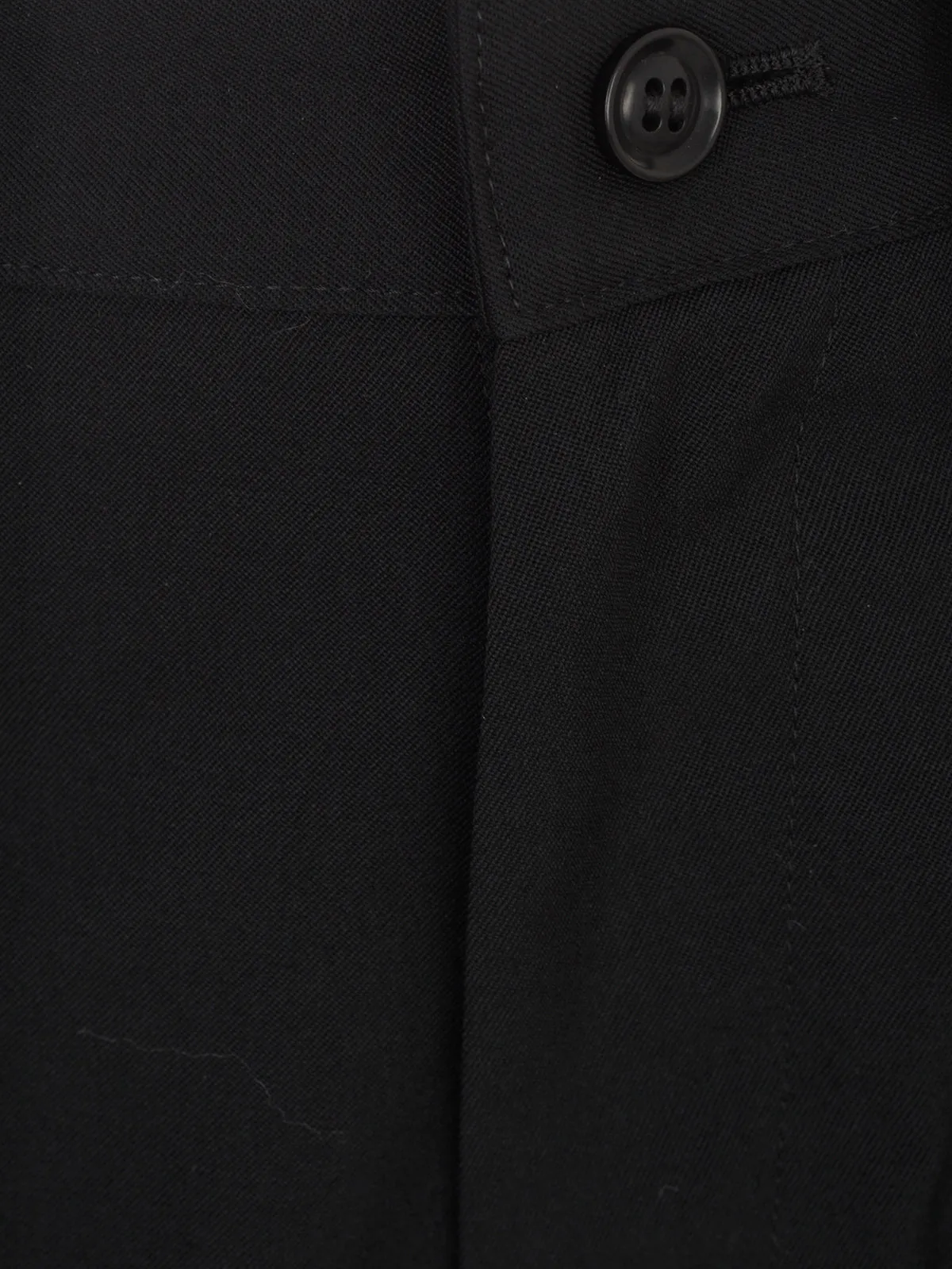 Y'S Cropped Gabardine Side Stripe Pants